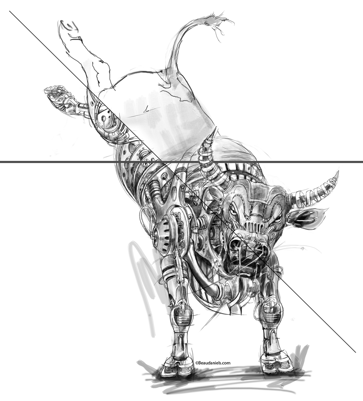 mechanical bull blueprint